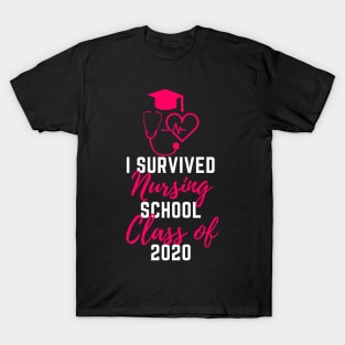 New Nurse Grad Class Of 2020 Cool Nursing Graduate Gift T-Shirt